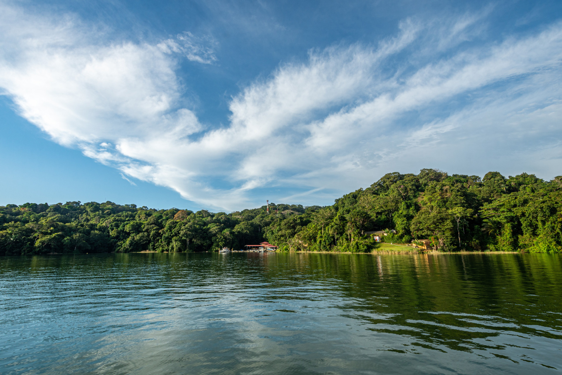 Barro Colorado Island research station and tropical forest