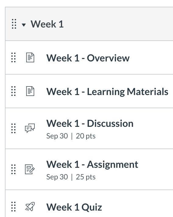 Week 1 module