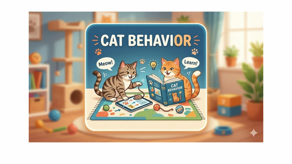 Example image for cat behavior lesson.