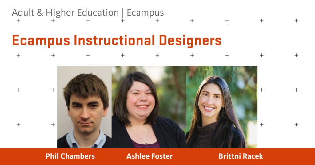 Photos of the instructional design  panelists