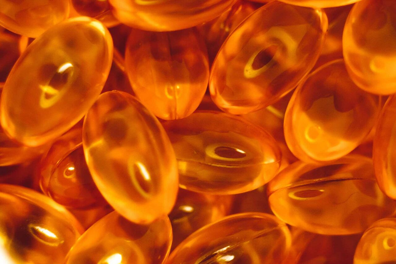 Vitamin D gel capsules