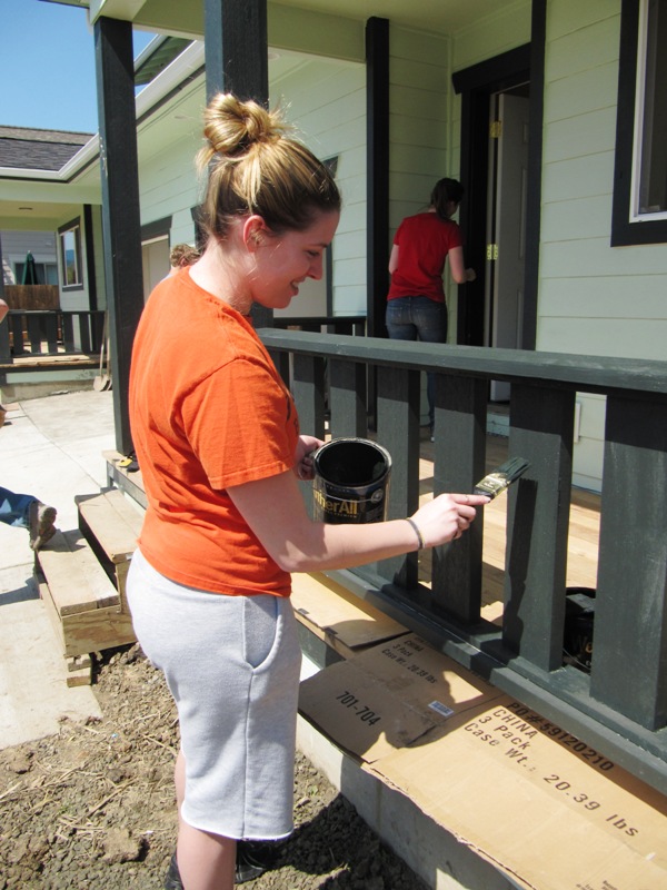 painting a banister