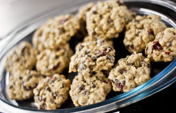 Chocolate Chip Cranberry Oatmeal Cookies