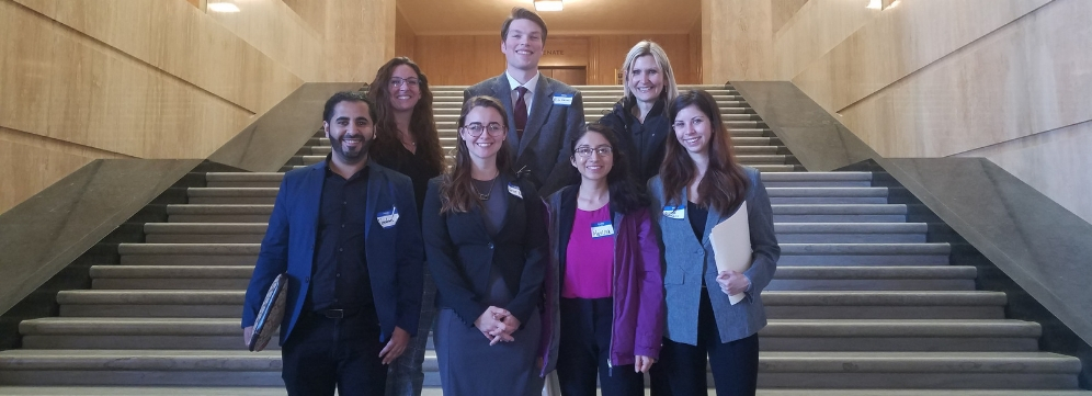 Public health students at the Oregon State Capitol