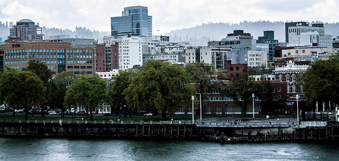 view of Portland, Oregon