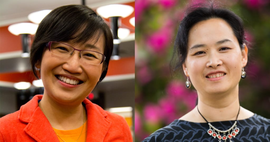 Siew Sun Wong on the left and Emily Ho on the right