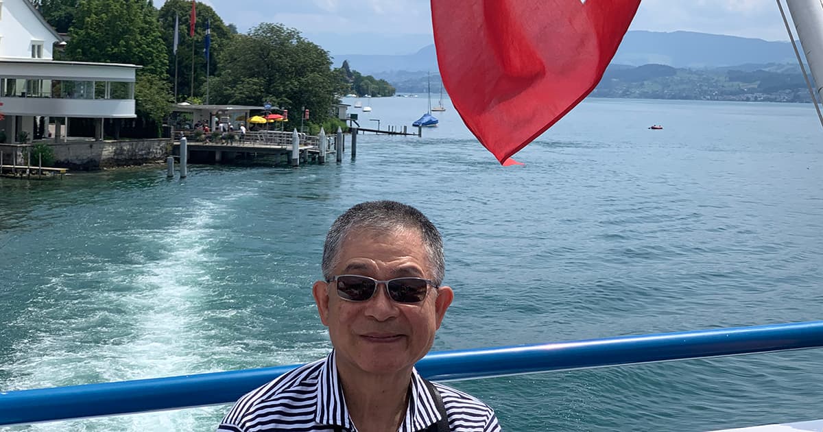 Chunhuei Chi at Lake Zurich in 2019