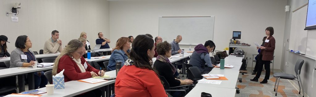 Break-out session at ODE/OSU EL Partnership Research Symposium