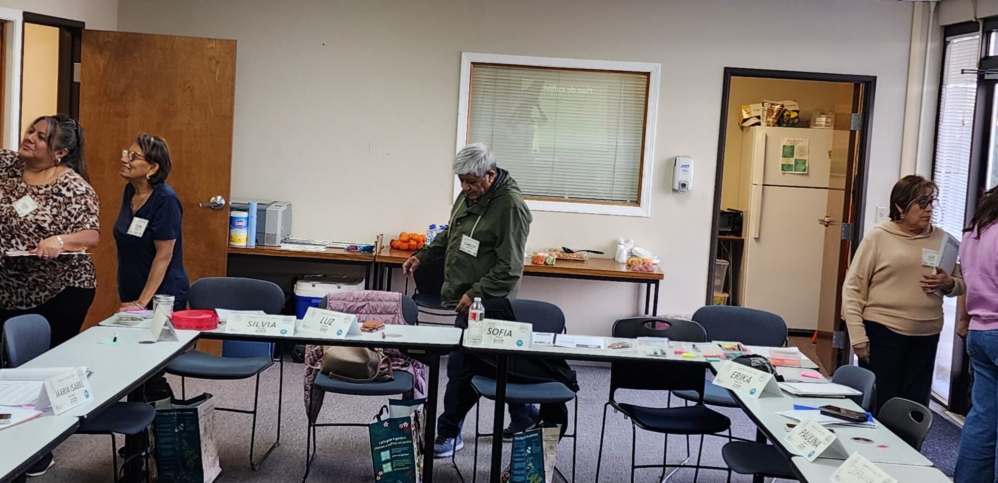 classroom setting with Seed to Supper participants