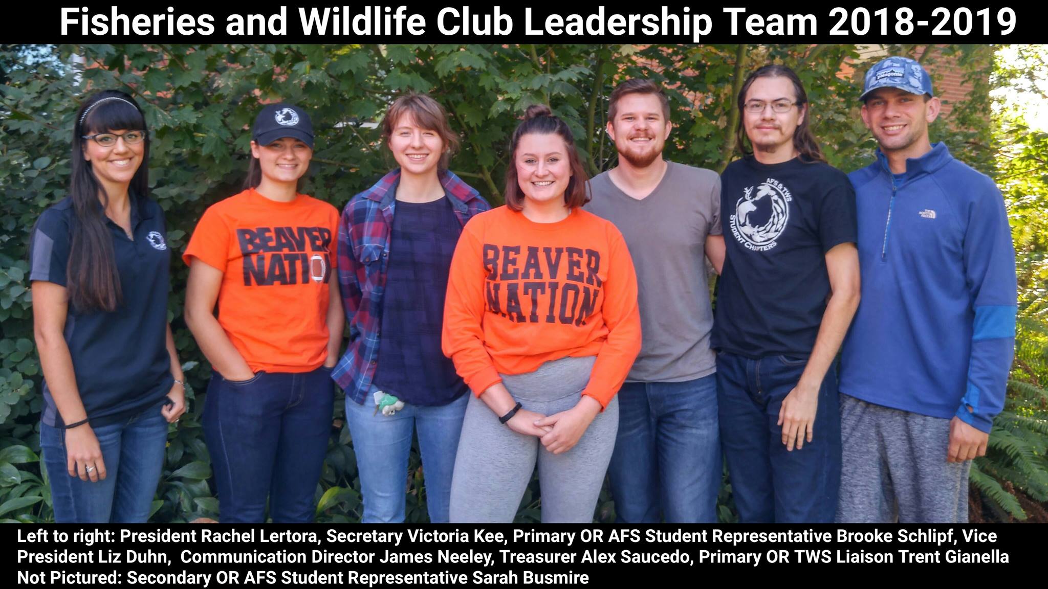 leaders The Fisheries and Wildlife Club