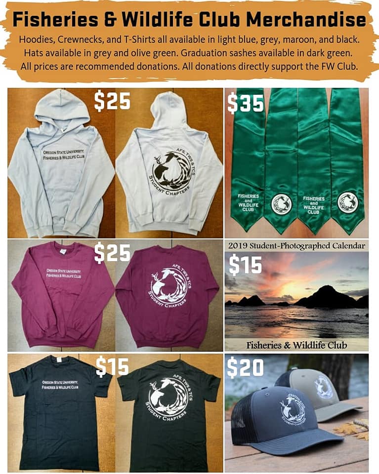 Merchandise The Fisheries and Wildlife Club