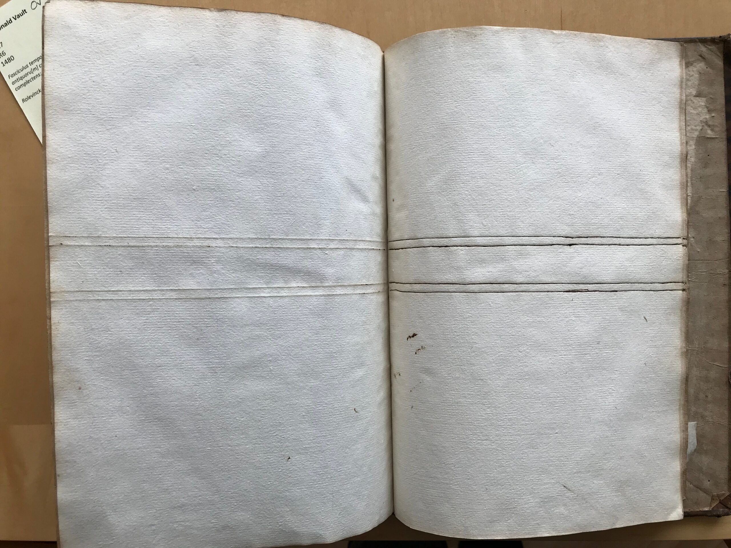 Manuscript timeline from 1480.