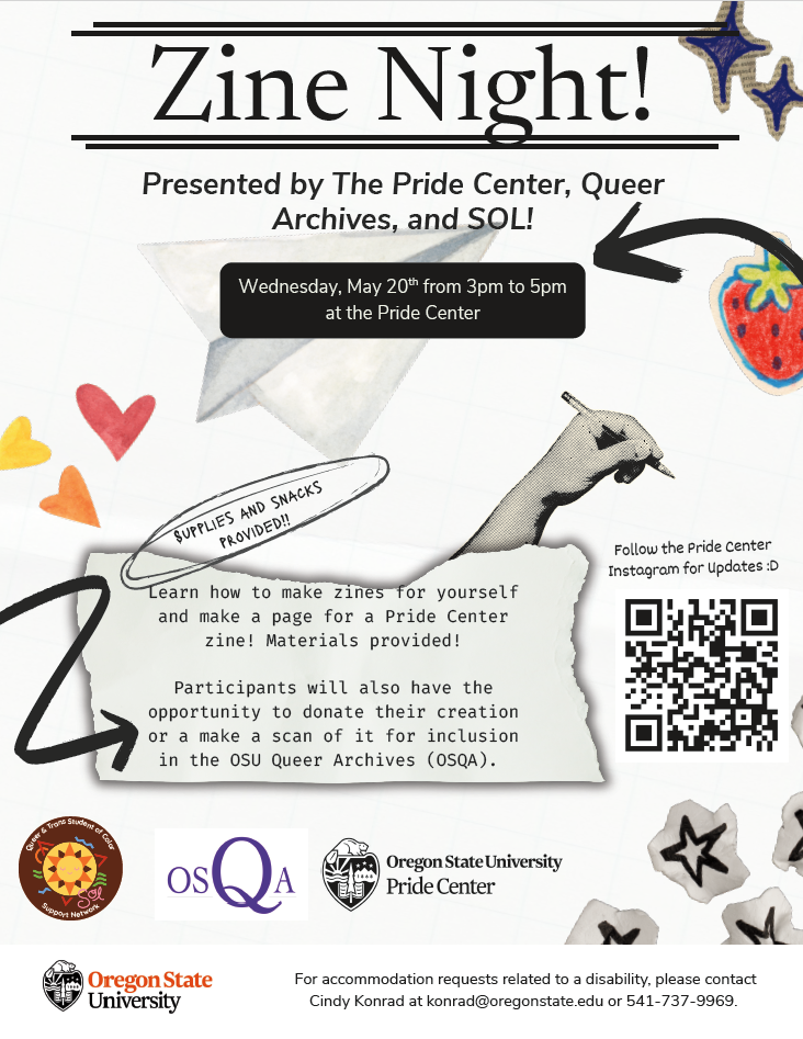 Zine Night Flyer