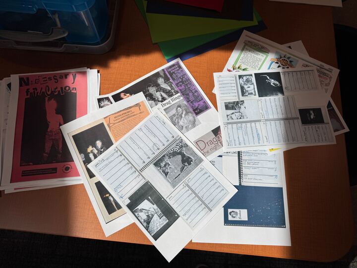 zine making materials