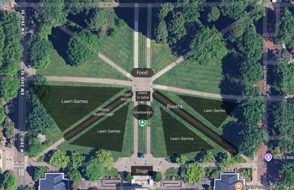 OSU Pride Event Map, MU Quad