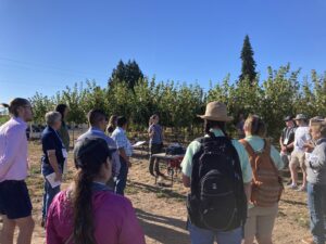 Sadie Keller presenting to growers