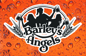 logo showing three people holding beer