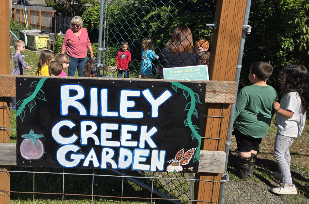 Riley Creek Elementary School Garden Entrance