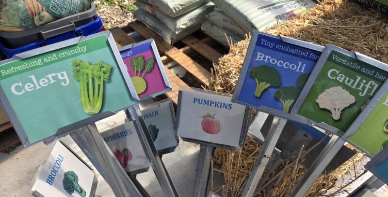 Garden Signs for Riley Creek Elementary School