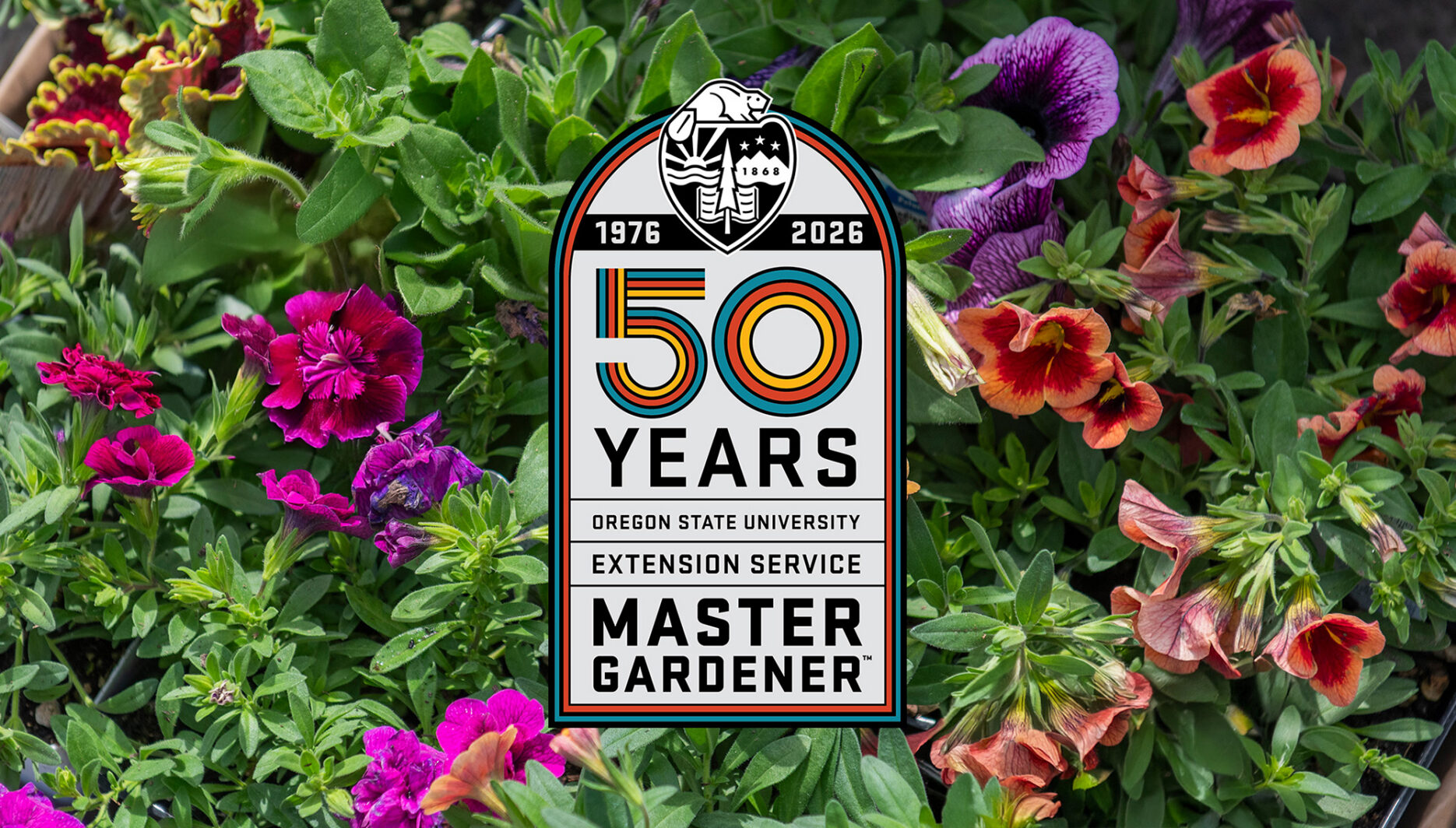 50th Master Gardener logo in Oregon State University