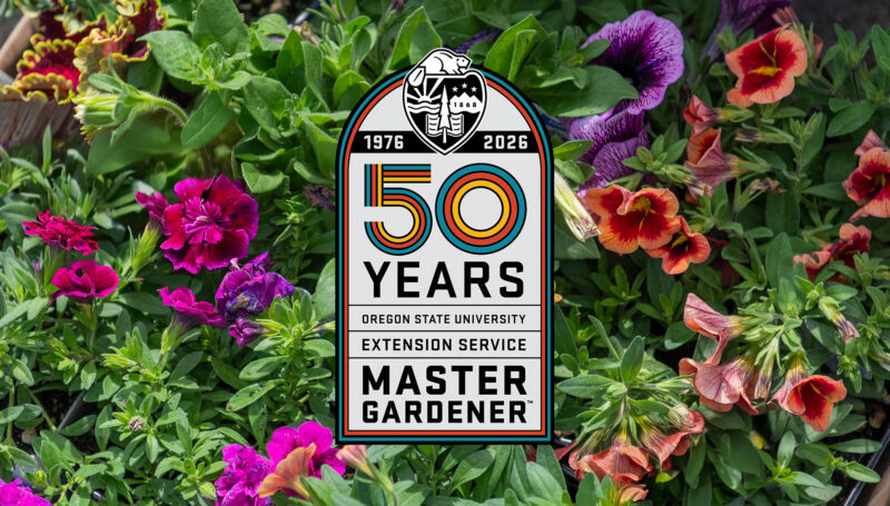 50th Master Gardener logo in Oregon State University