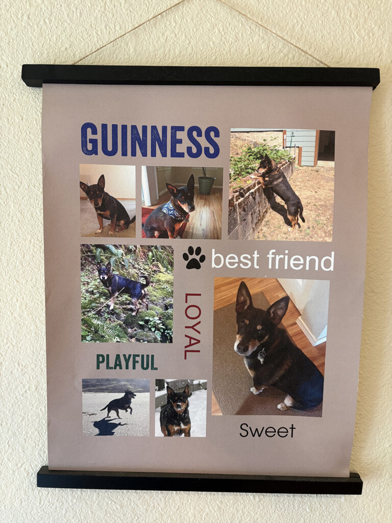 Guinness wall hanging memorial